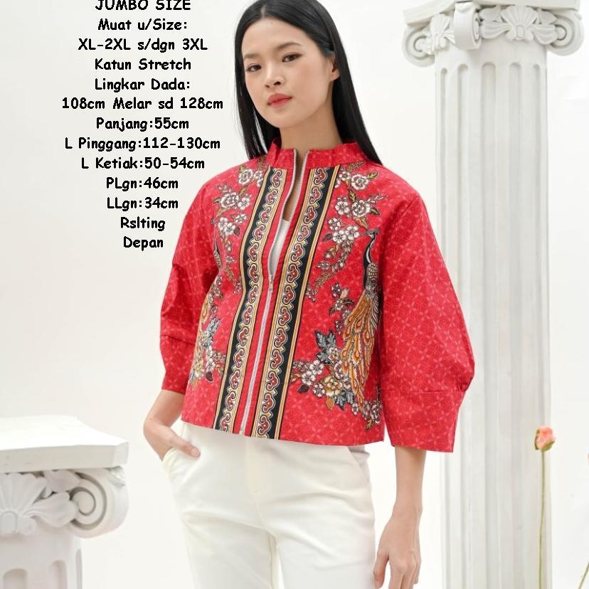 Harga Miring Outer Blazer Jaket Batik Motif Etnik Etnic Kultur Vintage Jacket Wanita Remaja Premium 