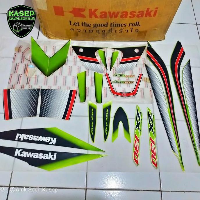 STICKER STRIPING ZX130 HIJAU 2006 40143-0847 PROMO