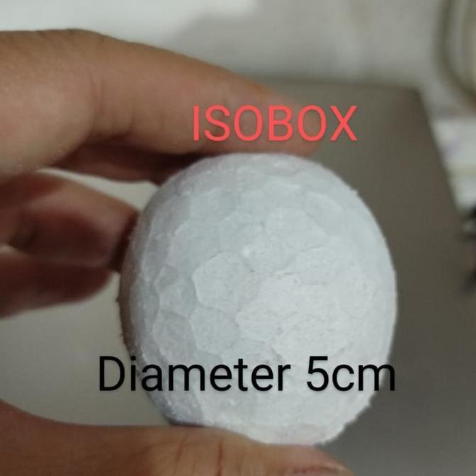 [] Bola Gabus Styrofoam Diameter 5 cm