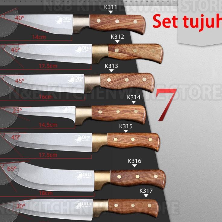 Tujuh Gaya Pisau Stainless Steel Pisau Daging Super Tajam Pisau Boning Pisau Pemotong Dan Boning Jep