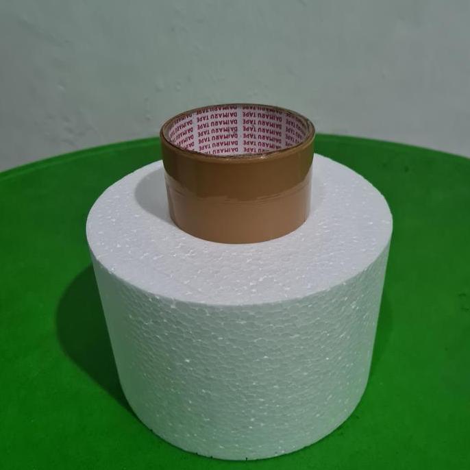 [] D18x12cm Gabus Styrofoam Bulat Dummy Cake