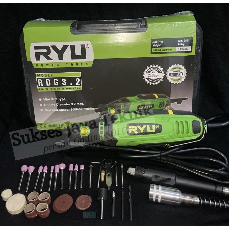 NEW mini die grinder gerinda mini Ryu tekiro mini drill bor cun chun gurinda grenda RDG 3.2 bor [ter