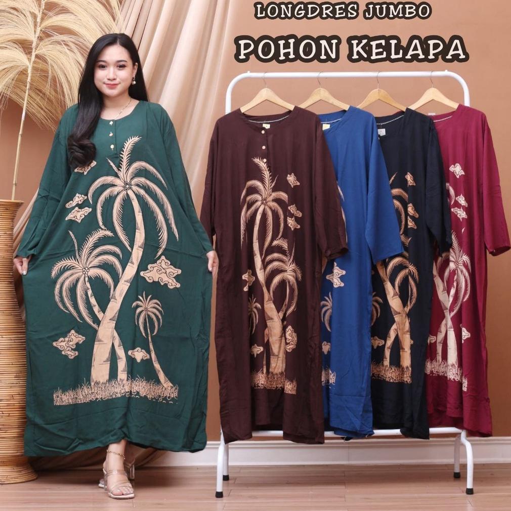 Saless Daster Jumbo Ld 130 Lengan Panjang Longdres Jumbo Busui Lengan Panjang Harga Terjangkau Murah