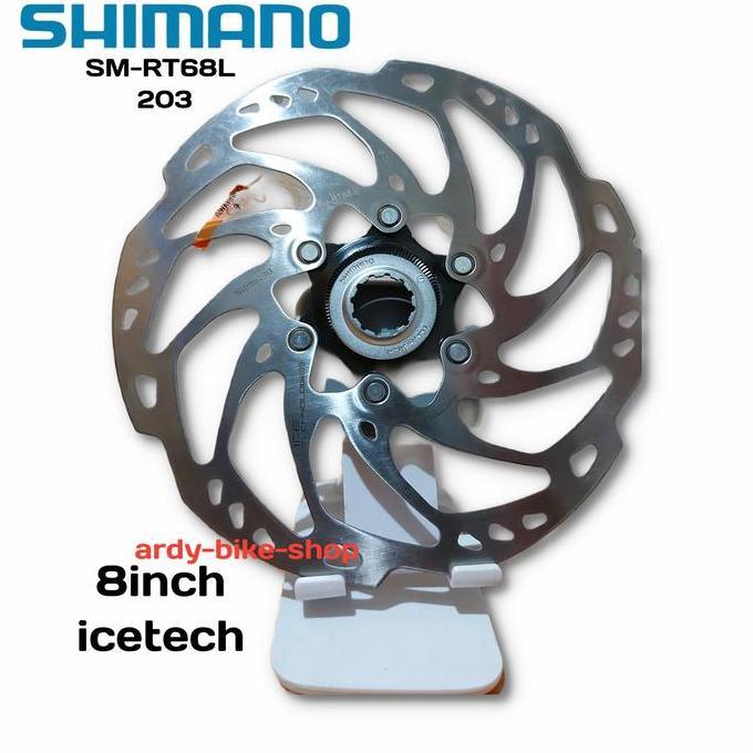 rotor shimano deore xt sm-rt68L 203 / 8 inch center lock new javan ori