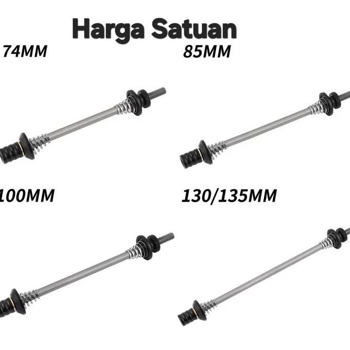 Muqzi Titanium QR Quick Release Sepeda Skewer As Hub Sepeda Lipat MTB Roadbike