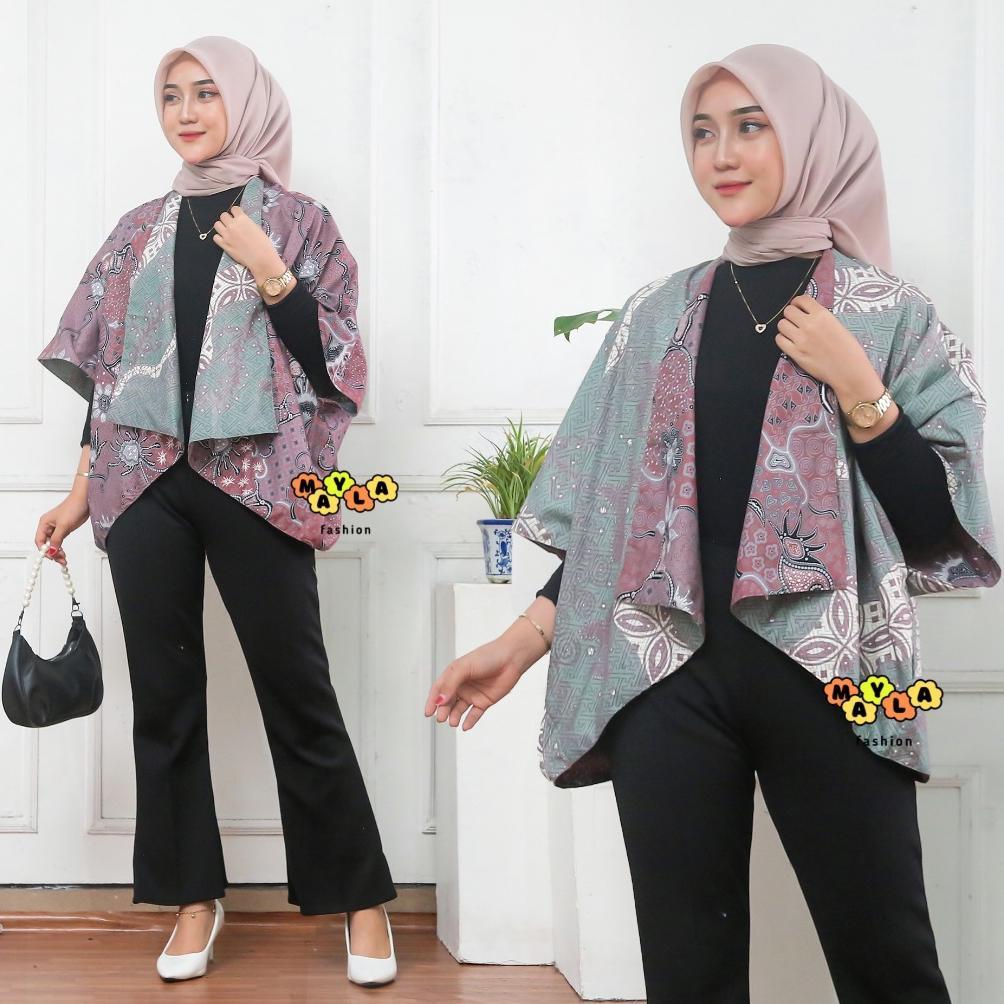 Sale Blazer Batik Atasan Wanita Modern Outer Batik Long Outer Terbaru