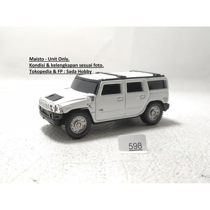DIECAST MAISTO HUMMER H2 PUTIH UNIT ONLY CADATOYS