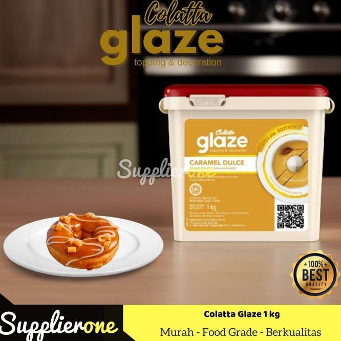 Colatta Glaze Caramel Dulce Selai Caramel Dulce 1Kg Colatta Dip Glaze Selai Roti Topping Selai Colat
