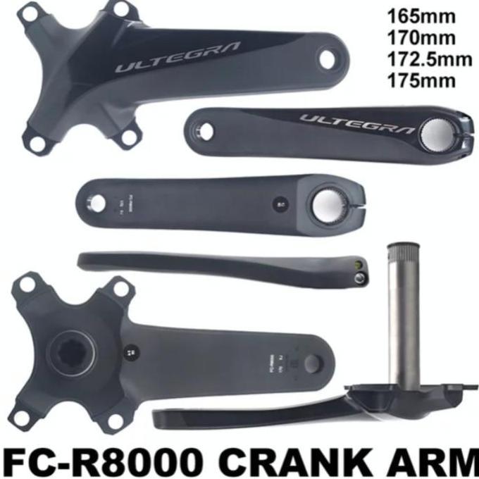 Crank Arm ULTEGRA R8000 165 170 mm 165mm 170mm Kanan / Kiri / Sepasang