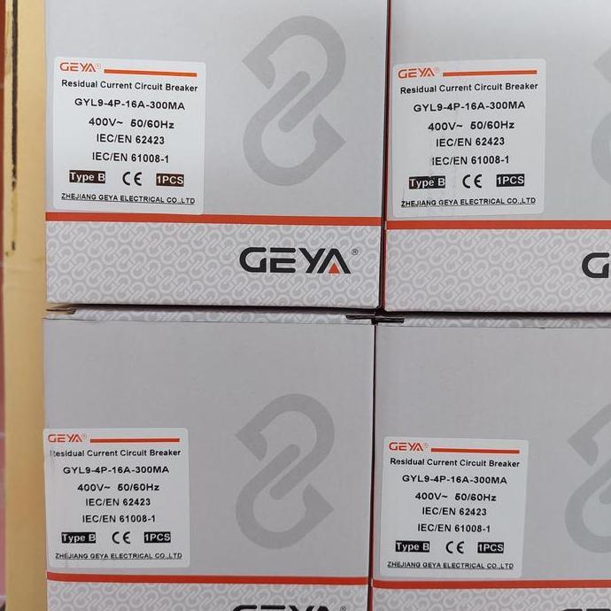 verazoo / GEYA RCCB ELCB RCD Type B 16A 4P 300mA RCCB ELCB Type B 16A 4P 0,3A Diskon