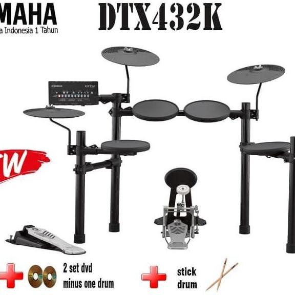 xysanak_45 - drum elektrik yamaha dtx432 / dtx432k / dtx 432 / 432k garansi resmi yamaha musik indon