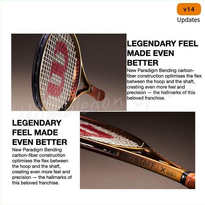 Raket Tenis Wilson Pro Staff Six One 100 V14 / Wilson Prostaff V14