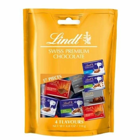 Lindt Swiss Premium Chocolate Assorted Napolitains Bag Eropa