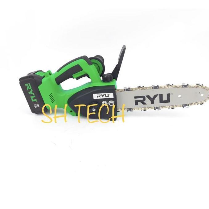 Mesin Gergaji Pohon Baterai Ryu Rcch 10 Rcch10 Cordless Chain Saw