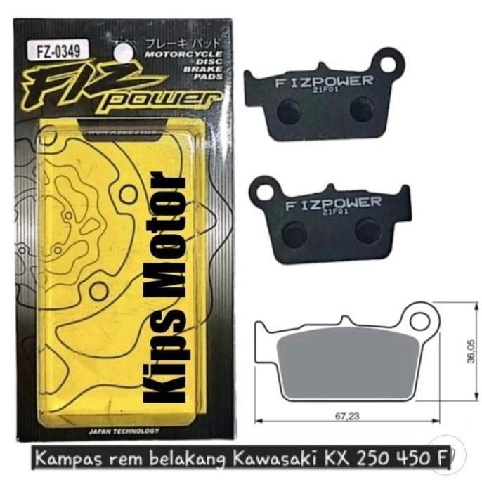 KAMPAS REM KAWASAKI KXF KX 250 PROMO