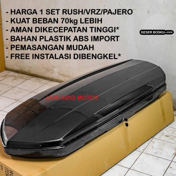 lia.thatades / Roofbox Roof Box 600L Bagasi atas mobil 1 Paket All new Pajero Diskon