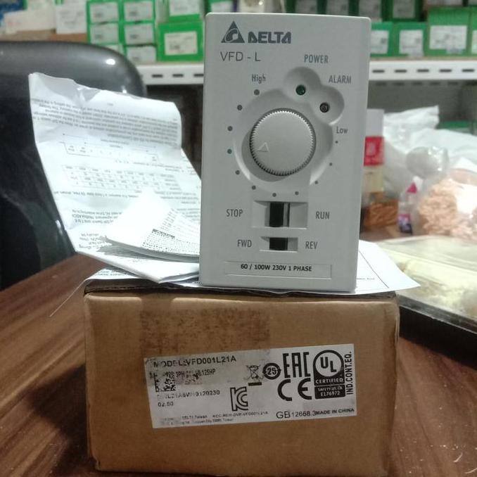 TERBARU - Inverter Delta VFD001L21A 220V Original