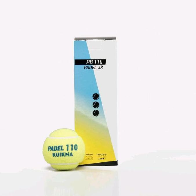 Bola Tenis Padel Anak Junior Padel Ball Kids Pb110 Junior 3Pcs Yellow