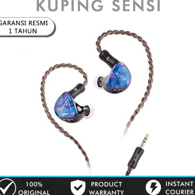 EPZ Q1 Pro Earphone Wired HIFI Bass Dynamic Driver In Ear Earphone