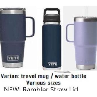 Yeti Rambler 20Oz Travel Mug Stainless Steel Tumbler Stronghold Lid - Original