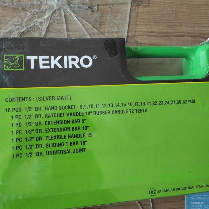Tekiro Kunci Sok 1/2" 6PT 8-32mm 24pcs kunci socket 24 pcs set 8 - 32