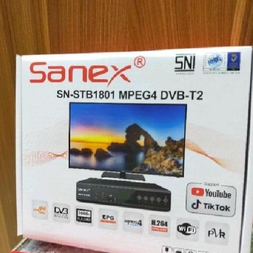 DIGITAL SET BOX TOP TV SANEX DVB T2 MPEG4 WIFI/STB YOUTUBE