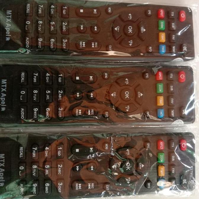 Remote Stb matrix Apple hd merah