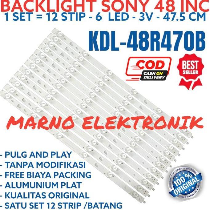 BACKLIGHT SONY 48IN 48R KDL48R470B KDL-48R470B KDL 48R470B  6K 3V 6LED A2162