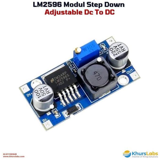 LM2596 MODUL STEP DOWN ADJUSTABLE DC - LM2596 WE27