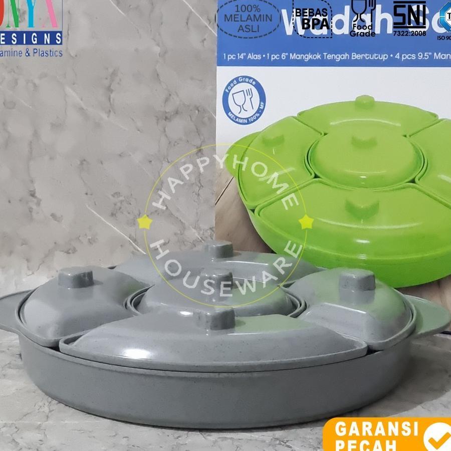 Onyx Serving Set Wadah Saji 14In Melamin Prasmanan Makan Set Wadah Makanan Melamine