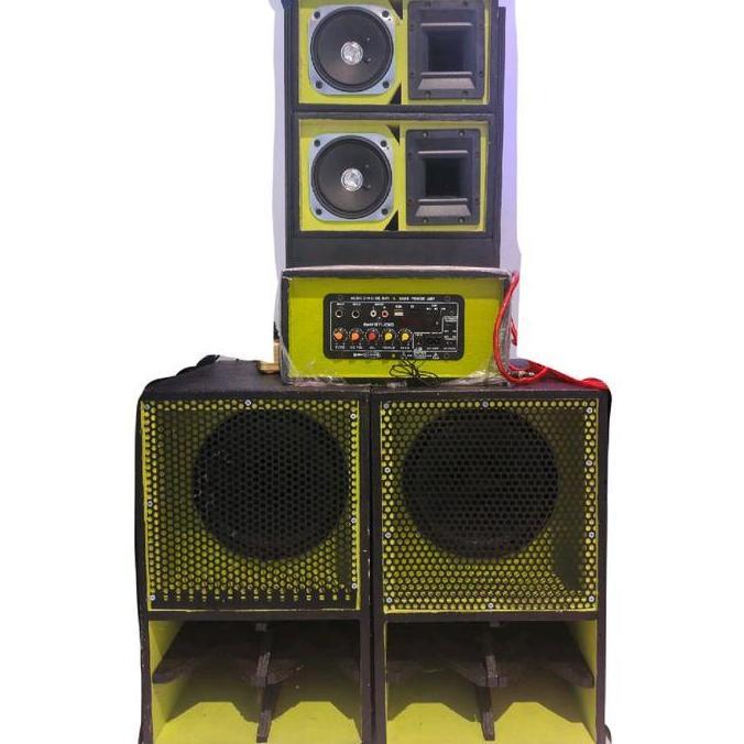 Terlaris Sound Miniatur Aktif 8"Inc Paket Lengkap Dengan Kualitas Suara Mengagumkan Dilengkapi 1 Uni