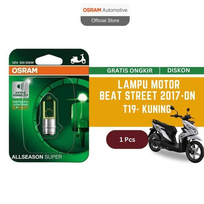 Osram Lampu Depan Motor Honda Beat Street 2017 On - 62337ALS