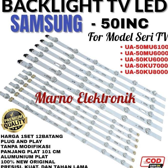 BACKLIGHT TV LED SAMSUNG 50 INC INCH UA50MU6100 UA50MU6000 UA50KU6000 A2162