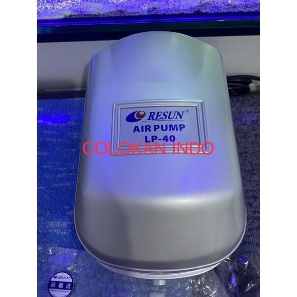 RESUN LP 40 lp-40 LOW NOISE AIR PUMP POMPA OKSIGEN AERATOR