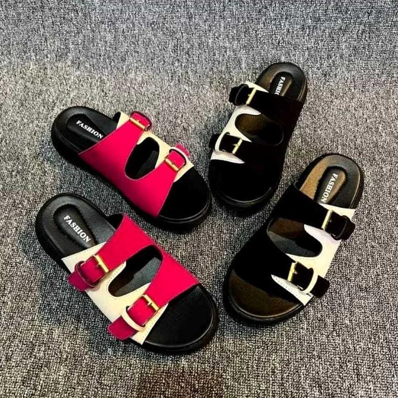 NEW DEALS SANDAL WANITA GESPER TERBARU DAN TERLARIS BAN DUA - BAN DUA GESPER//SANDAL CASUAL WANITA R