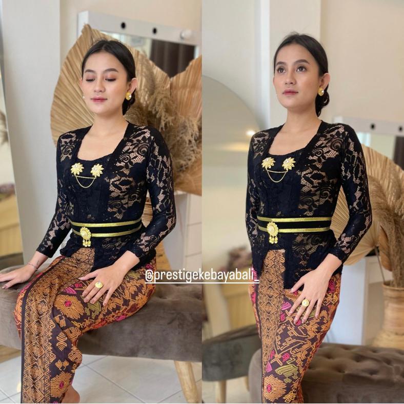 Cuci Gudang (Bisa Cod) One Set Kebaya Sofia Strait/Setelan Kebaya Sofia/Kebaya Brokat Sofia/Kebaya B