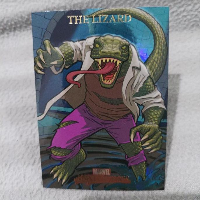 Fleer marvel masterpieces 2007 the lizard foil