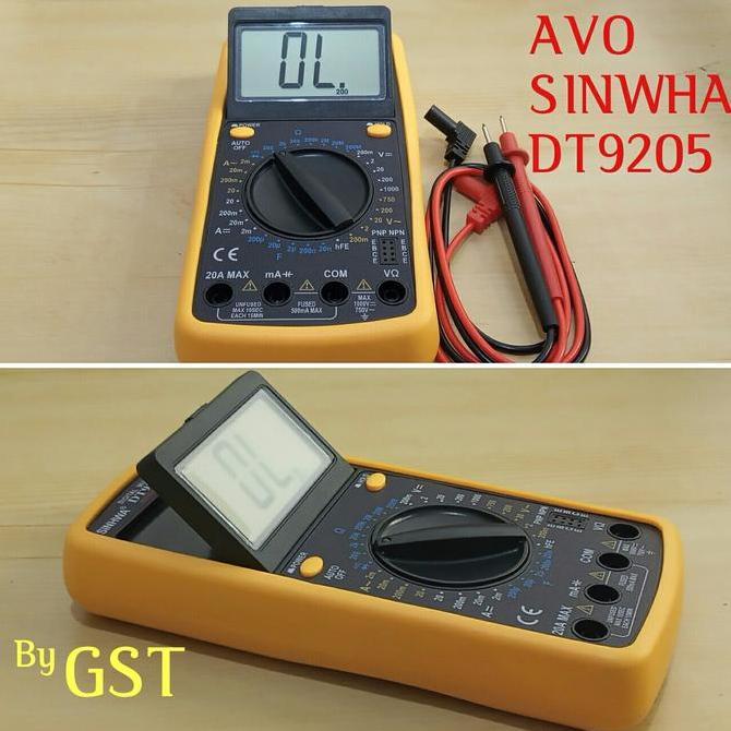 Cuci Gudang.. Avometer Digital Avo Meter Sinwha Winner Dt 9205 Sp 9205A Vc 9025