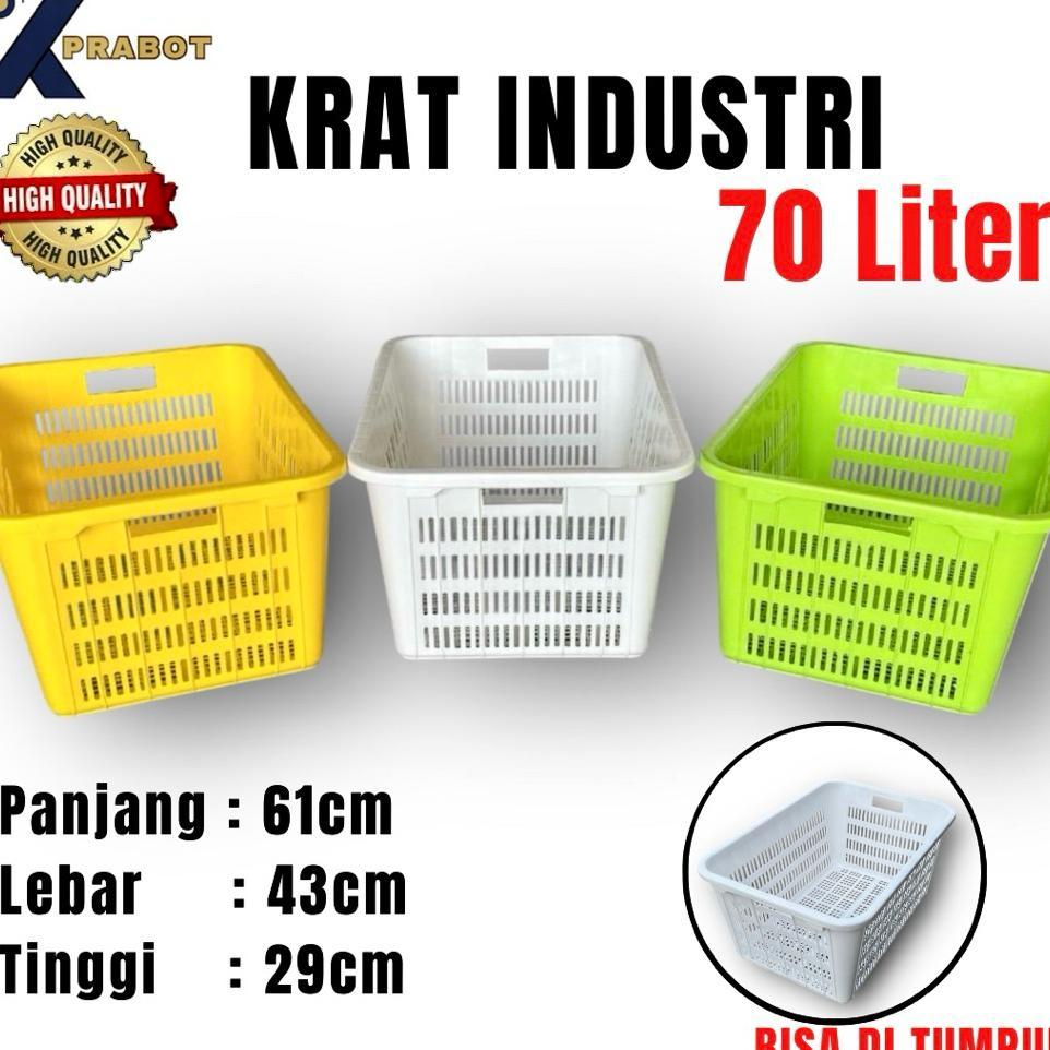 Keranjang Industri 70 Liter Jumbo - Kprabot / Keranjang Laundry / Keranjang Cucian / Krat Piring / K