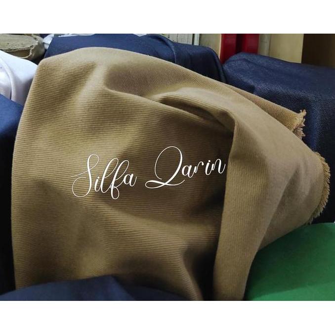 kain rafel jeans non stretch / bahan jeans rafel (bahan tebal)