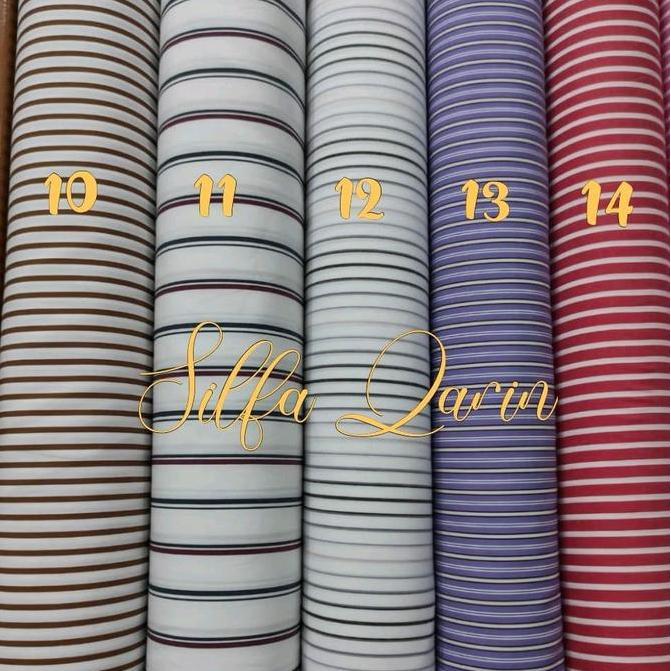 Katun Jepang Yandet Salur Garment _ Kain Katun Jepang Yandet Salur