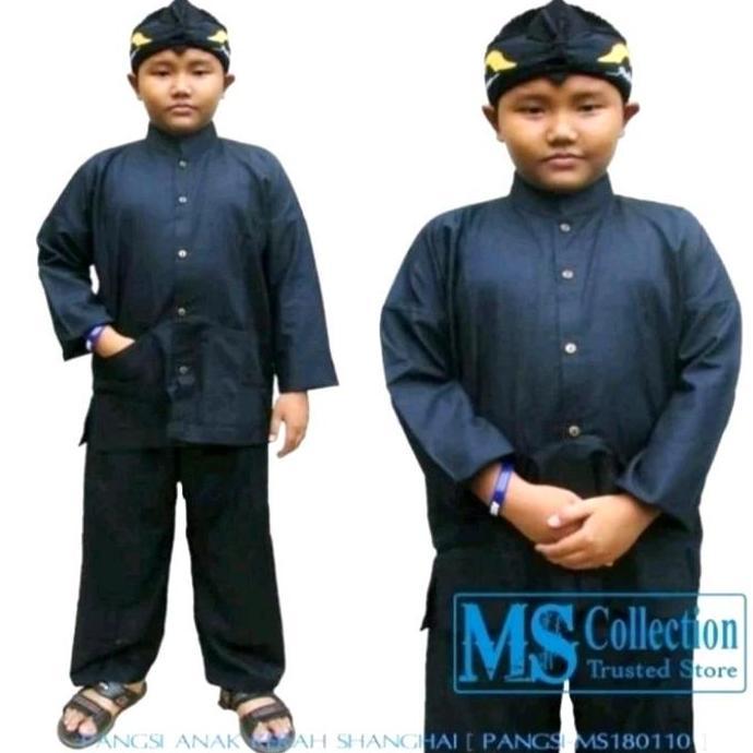 Baju Pangsi Sunda Anak TK, SD, SMP, SMP
