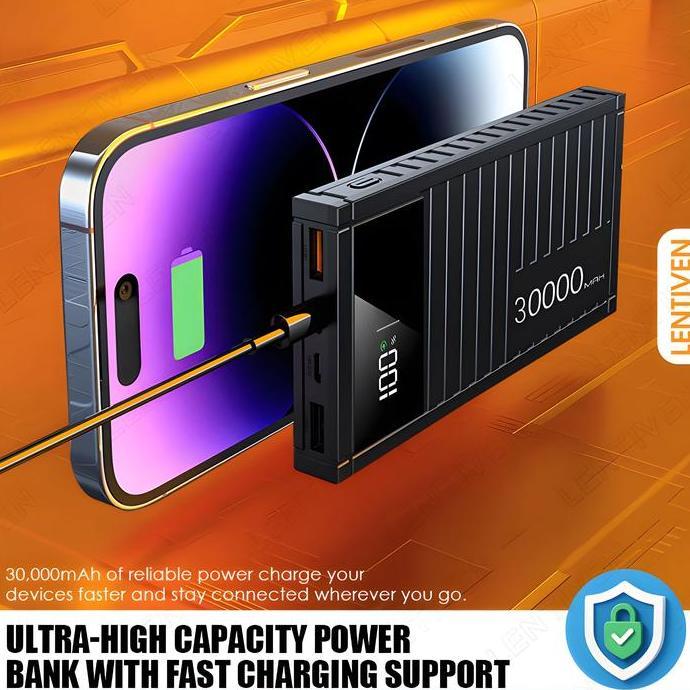 Paor- Lentiven Powerbank 30000Mah Mini Fast Charging Bh73