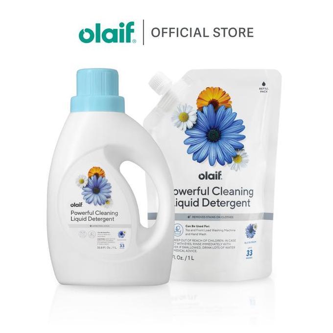 Olaif Powerful Cleaning Liquid Detergent - 1 Liter - Deterjen Laundry