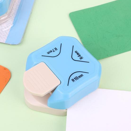 Korta- Round Corner 3In1 R4 R7 R10 Pemotong Sudut Kertas Corner Rounder Punch