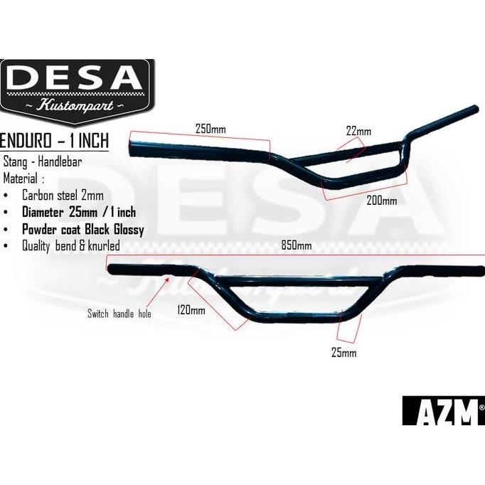 FYP STANG CUSTOM STANG MOTOR STANG HARLEY STANG HD STANG 1 INCH ENDURO ''