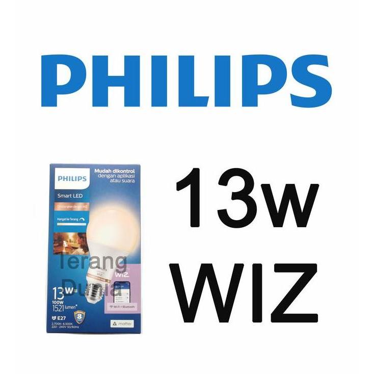Lictnew- Zaito- Bohlam Philips Wiz 13W Bohlam Wifi Wiz Philips 13W Philips Wiz 13W
