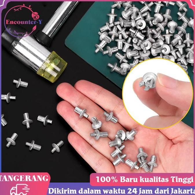 RELMARAMA 50pcs Paku Rivet Palu Baut Dynabolt Paku Keling Expansion 5mm Paku Angkur Baut Tembok