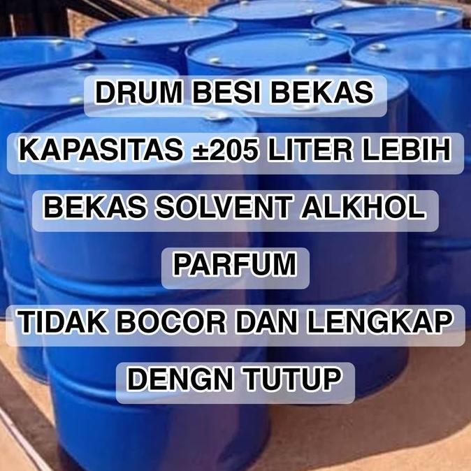 Miuzik- Drum Besi 200 Liter / Tidak Bocor Drum Besi 200 Liter