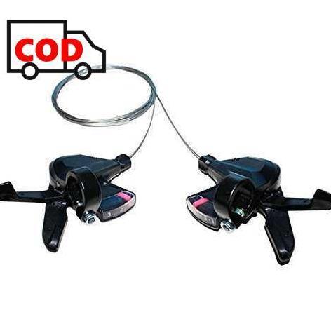 Hanandiastore / Pengatur Kecepatan Gigi Sepeda 8 Speed 2PCS Operan Pemindah Gir Rem Shifter Aman Dis